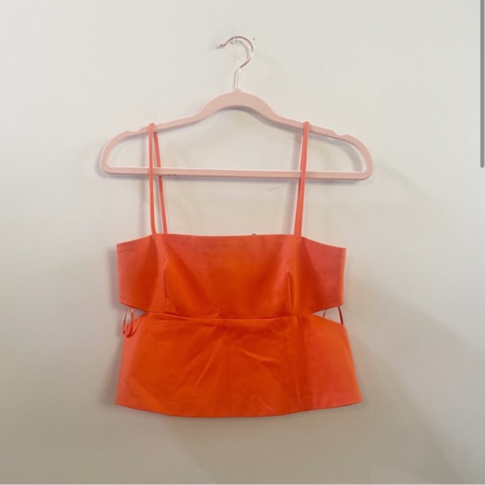 Zara CUT OUT CROP TOP